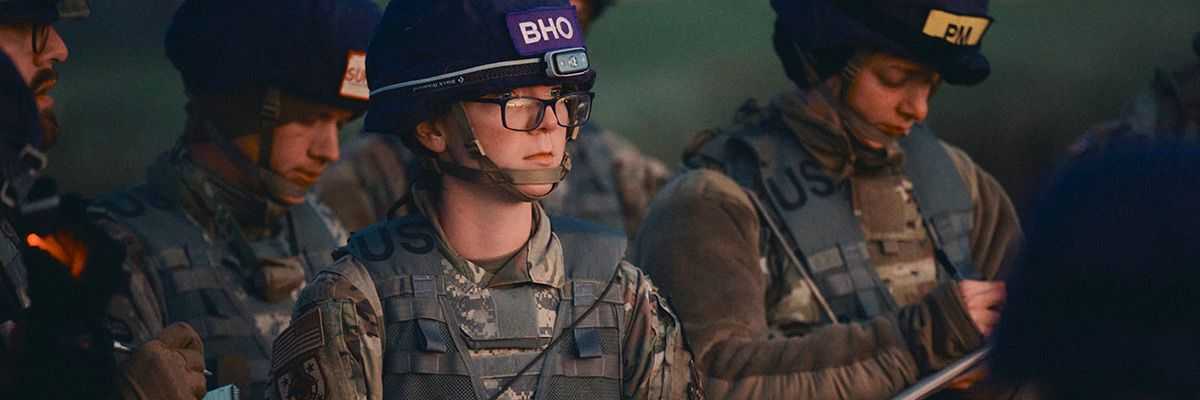service members participate in training exercise